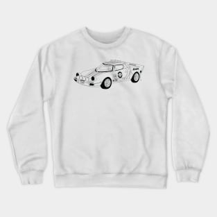 Lancia 037 Black Outline Crewneck Sweatshirt